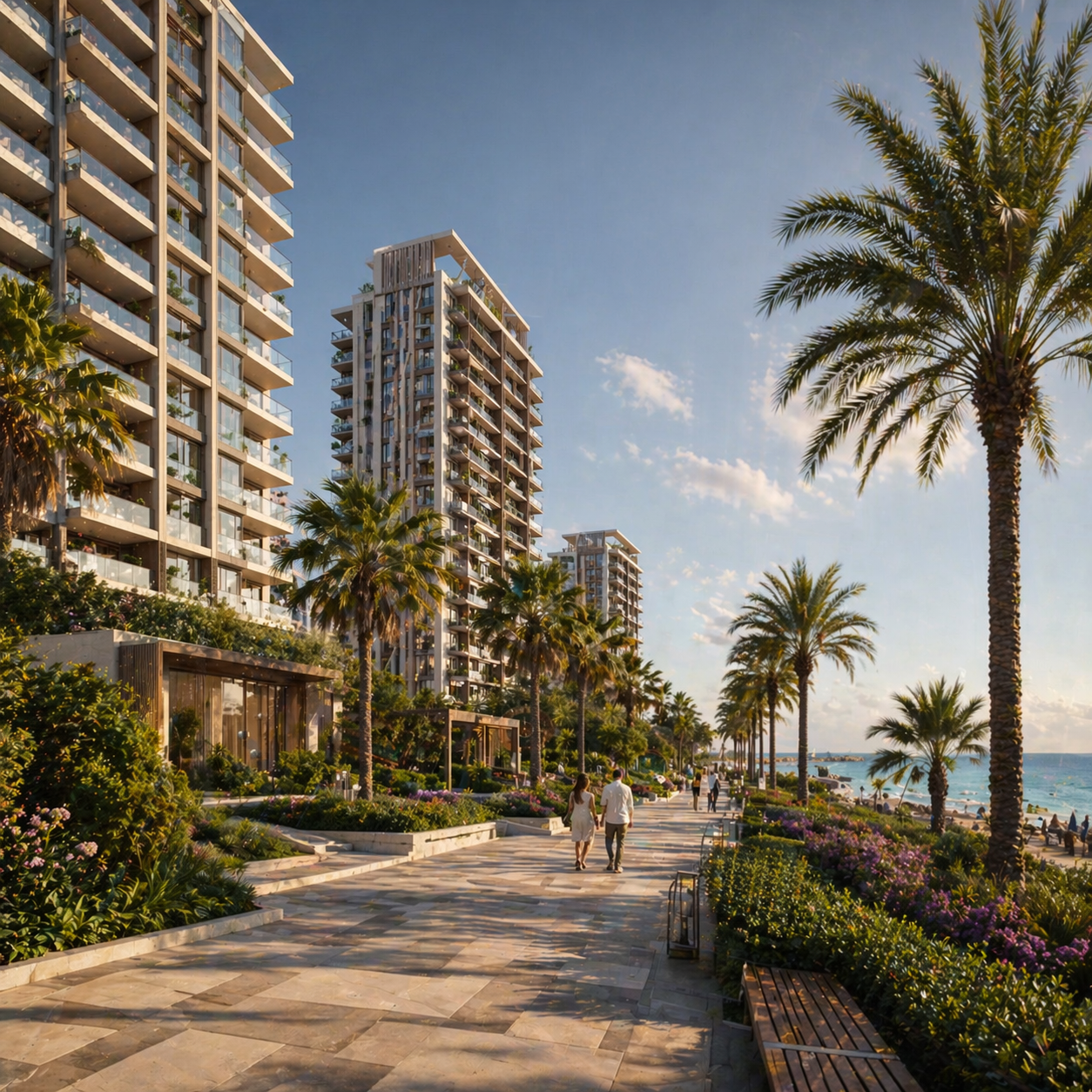 תצוגת חזות הפרויקט: טיילת חוף בצפון תל אביב